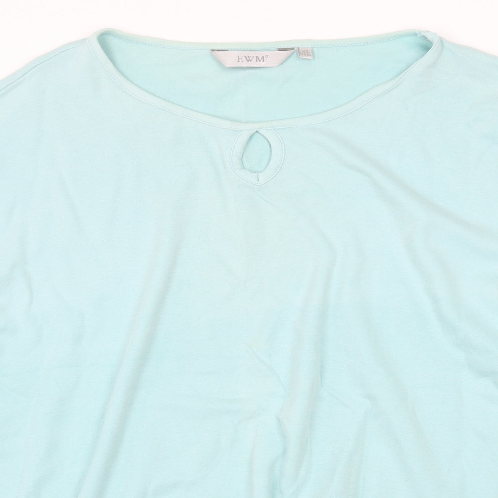 EWM Womens Blue   Basic T-Shirt Size XL