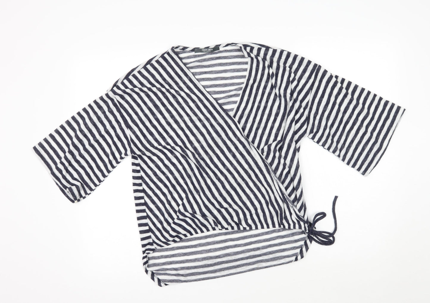 Womens UK Size M COIN 1804 White Basic Blouse