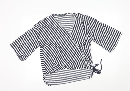 Womens UK Size M COIN 1804 White Basic Blouse