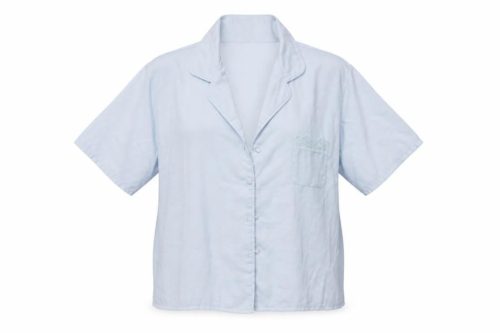Secret Possessions Womens Blue   Kimono Pyjama Top Size 14