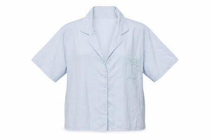 Secret Possessions Womens Blue   Kimono Pyjama Top Size 14