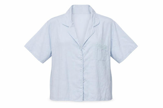 Secret Possessions Womens Blue   Kimono Pyjama Top Size 14