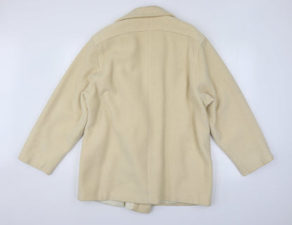 Preworn Womens Ivory   Overcoat Coat Size 18