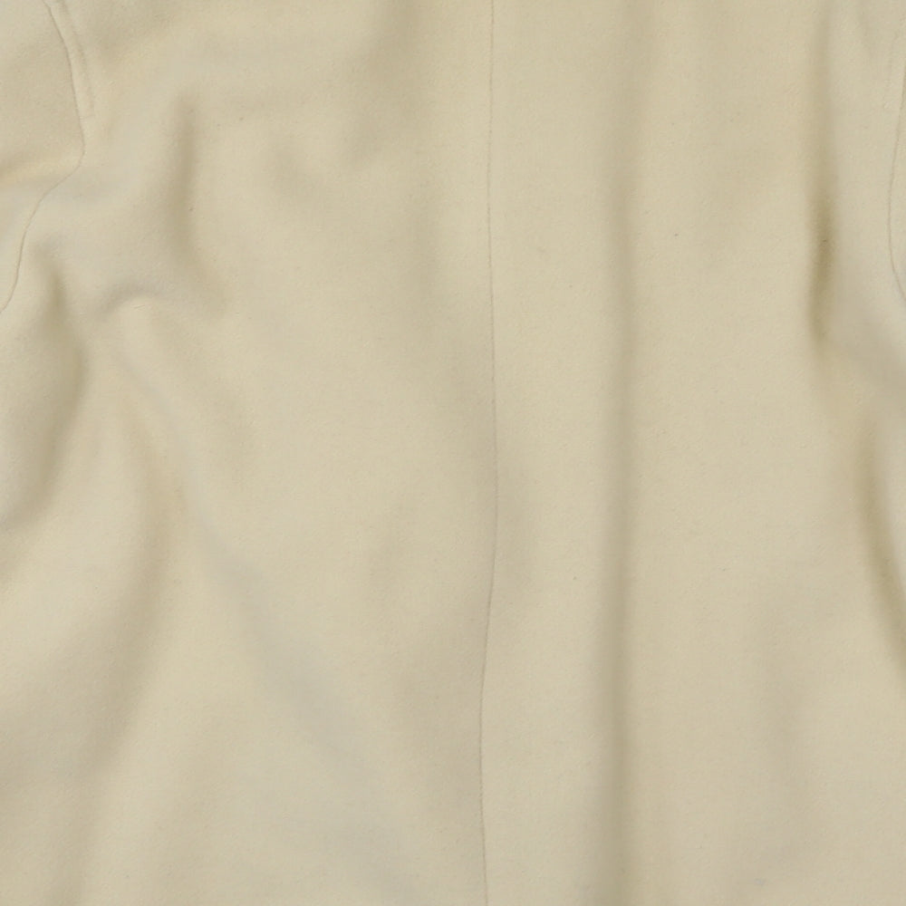 Preworn Womens Ivory   Overcoat Coat Size 18