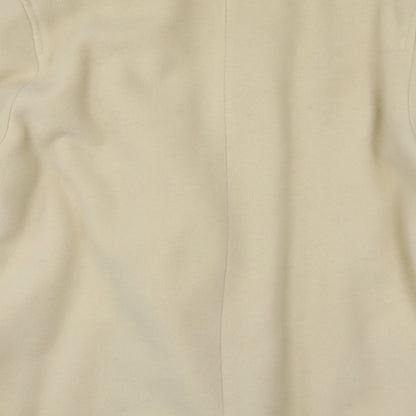 Preworn Womens Ivory   Overcoat Coat Size 18