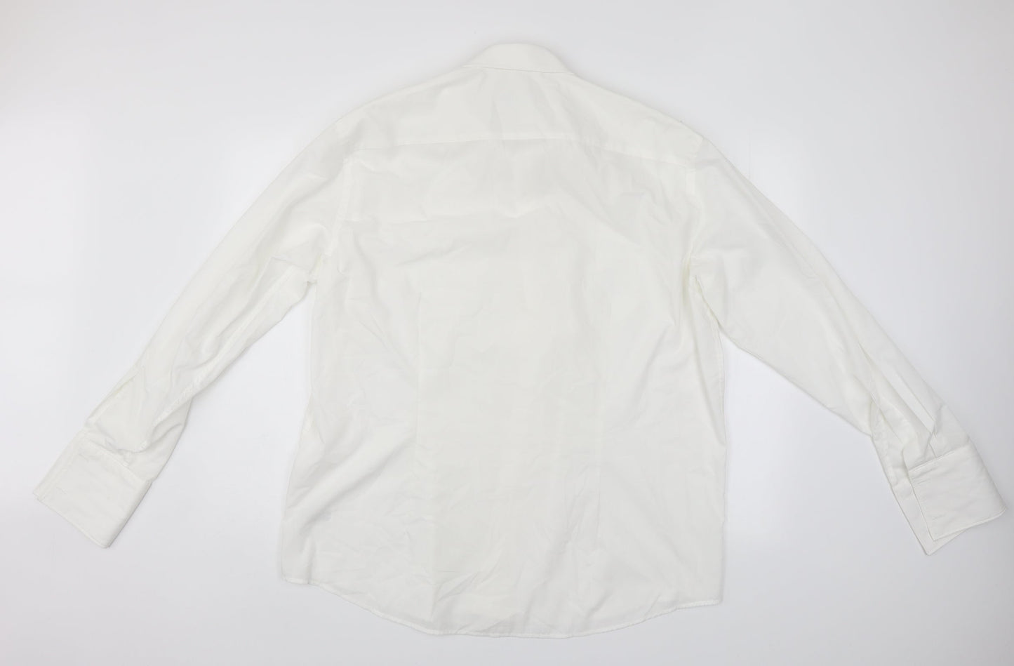 Rocola Mens White    Button-Up Size 17.5