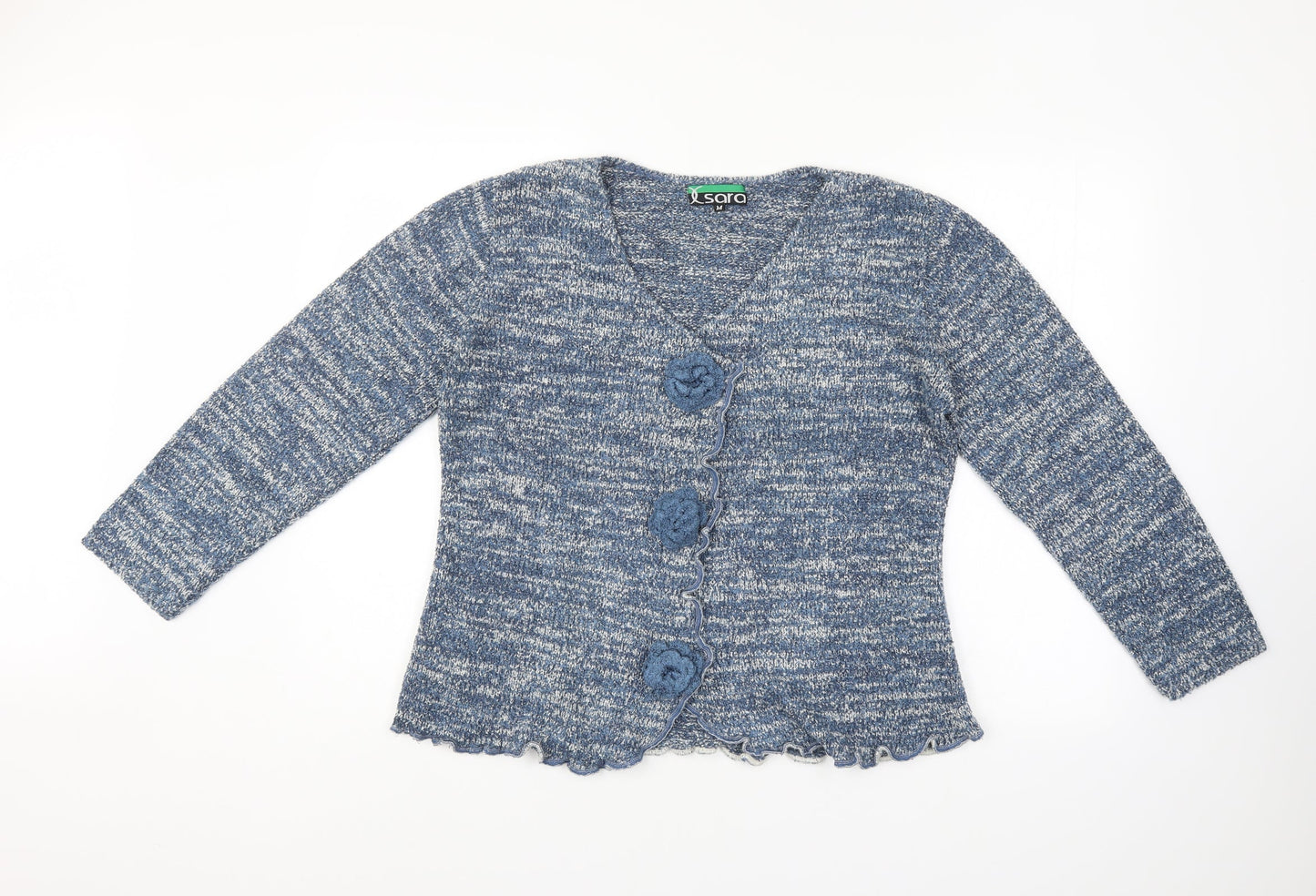 Womens UK Size M Sara Blue Pullover Jumper