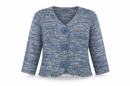 Womens UK Size M Sara Blue Pullover Jumper