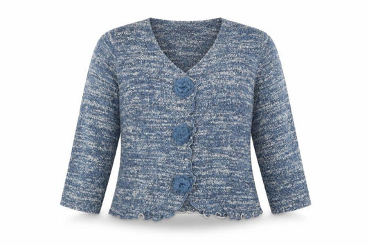 Womens UK Size M Sara Blue Pullover Jumper