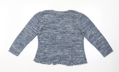 Womens UK Size M Sara Blue Pullover Jumper