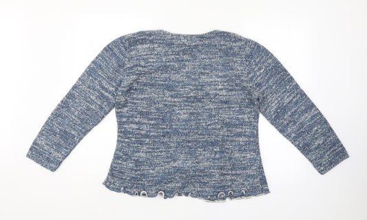Womens UK Size M Sara Blue Pullover Jumper