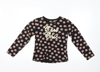 Fabulous Girls Multicoloured Polka Dot  Pullover Jumper Size 12-13 Years