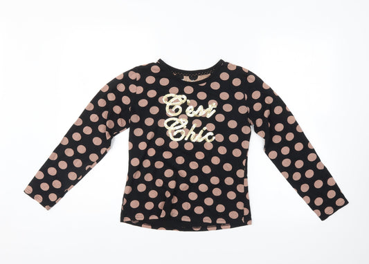 Fabulous Girls Multicoloured Polka Dot  Pullover Jumper Size 12-13 Years