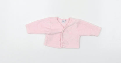 Babble Boom Girls Pink   Cardigan Jumper Size 0-3 Months