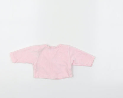 Babble Boom Girls Pink   Cardigan Jumper Size 0-3 Months