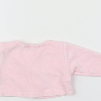 Babble Boom Girls Pink   Cardigan Jumper Size 0-3 Months
