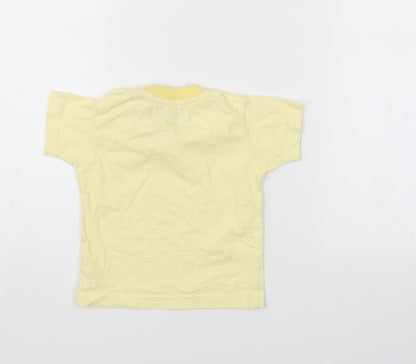 Early days Boys Yellow Striped  Basic Casual Size 6-9 Months