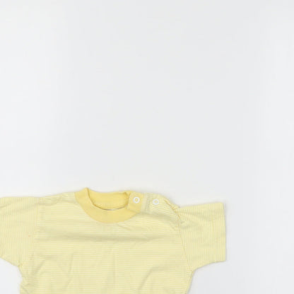 Early days Boys Yellow Striped  Basic Casual Size 6-9 Months