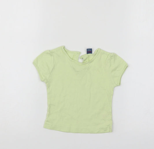 TU Girls Green   Basic T-Shirt Size 12-18 Months