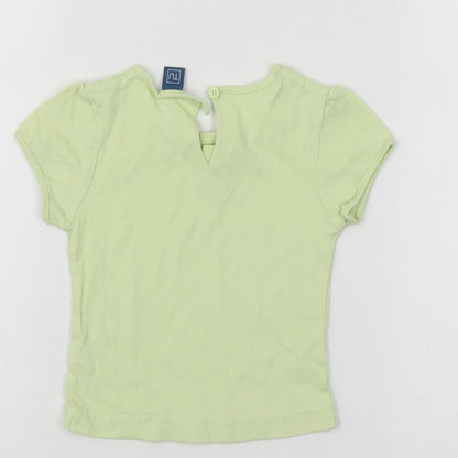 TU Girls Green   Basic T-Shirt Size 12-18 Months