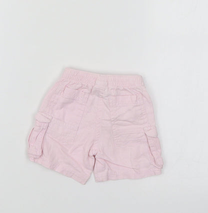 NEXT Girls Pink   Cargo Trousers Size Newborn  - SHORTS