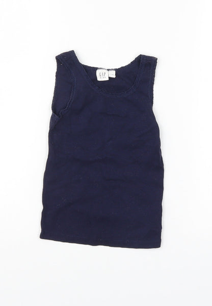 Gap Girls Blue   Basic T-Shirt Size XS