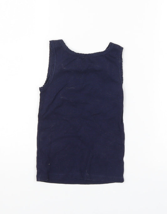 Gap Girls Blue   Basic T-Shirt Size XS