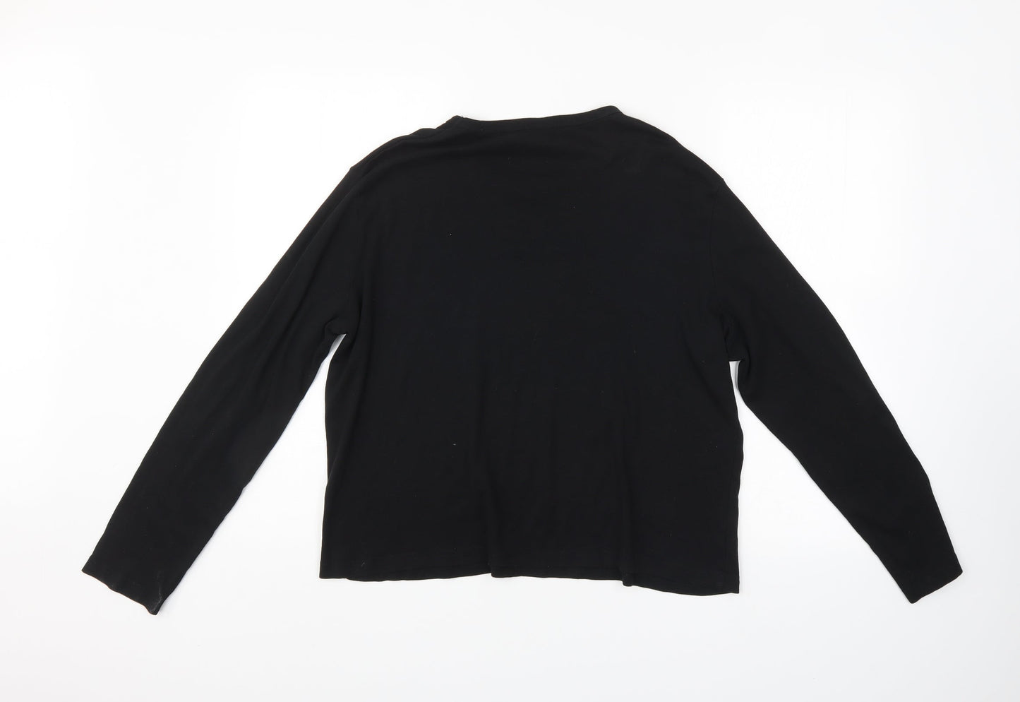 Womens UK Size  Preworn Black Pullover Jumper