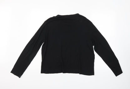 Womens UK Size  Preworn Black Pullover Jumper