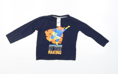 Urban Rascals Boys Blue   Pullover Jumper Size 4 Years