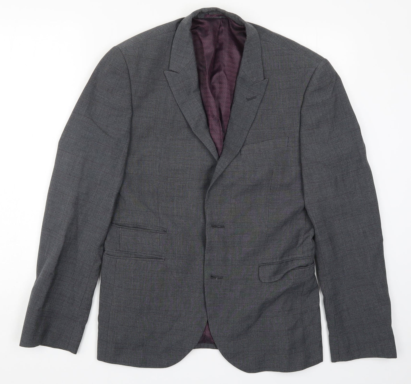 George Mens Grey   Jacket Suit Jacket Size 38
