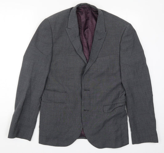 George Mens Grey   Jacket Suit Jacket Size 38