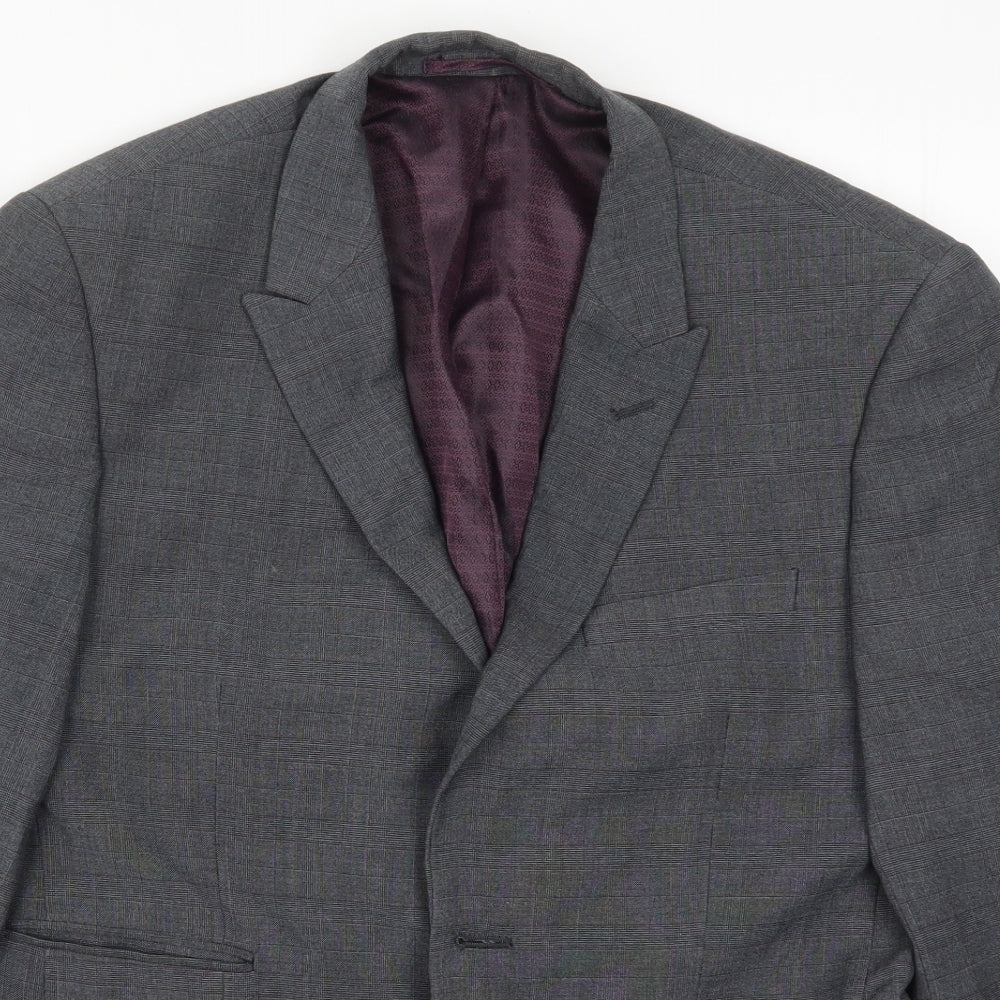George Mens Grey   Jacket Suit Jacket Size 38