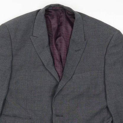 George Mens Grey   Jacket Suit Jacket Size 38