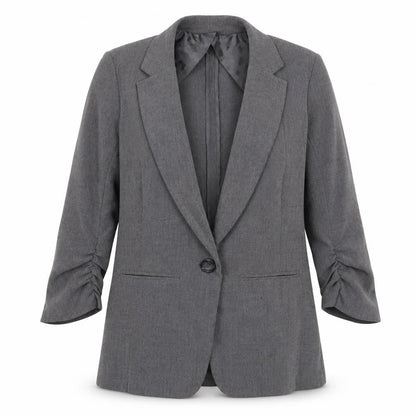 Womens UK Size S Preworn Regular Grey Suit Jacket