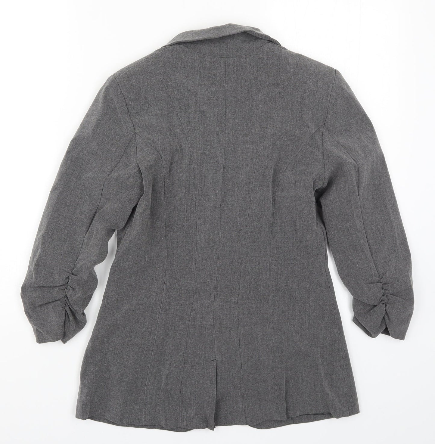 Womens UK Size S Preworn Regular Grey Suit Jacket