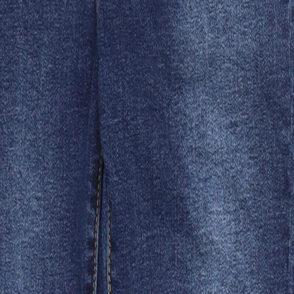 Womens UK Size 10 Momokrom Regular Fit Skinny Blue Jeans