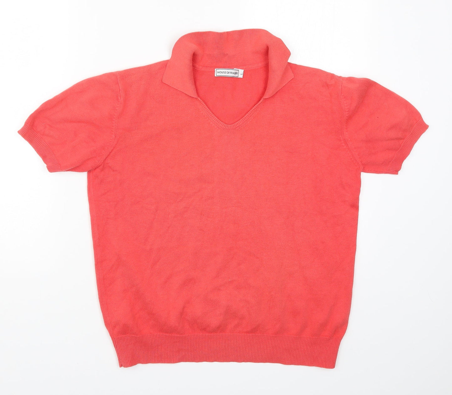 Womens UK Size L House of Fraser Pink Pullover Jumper