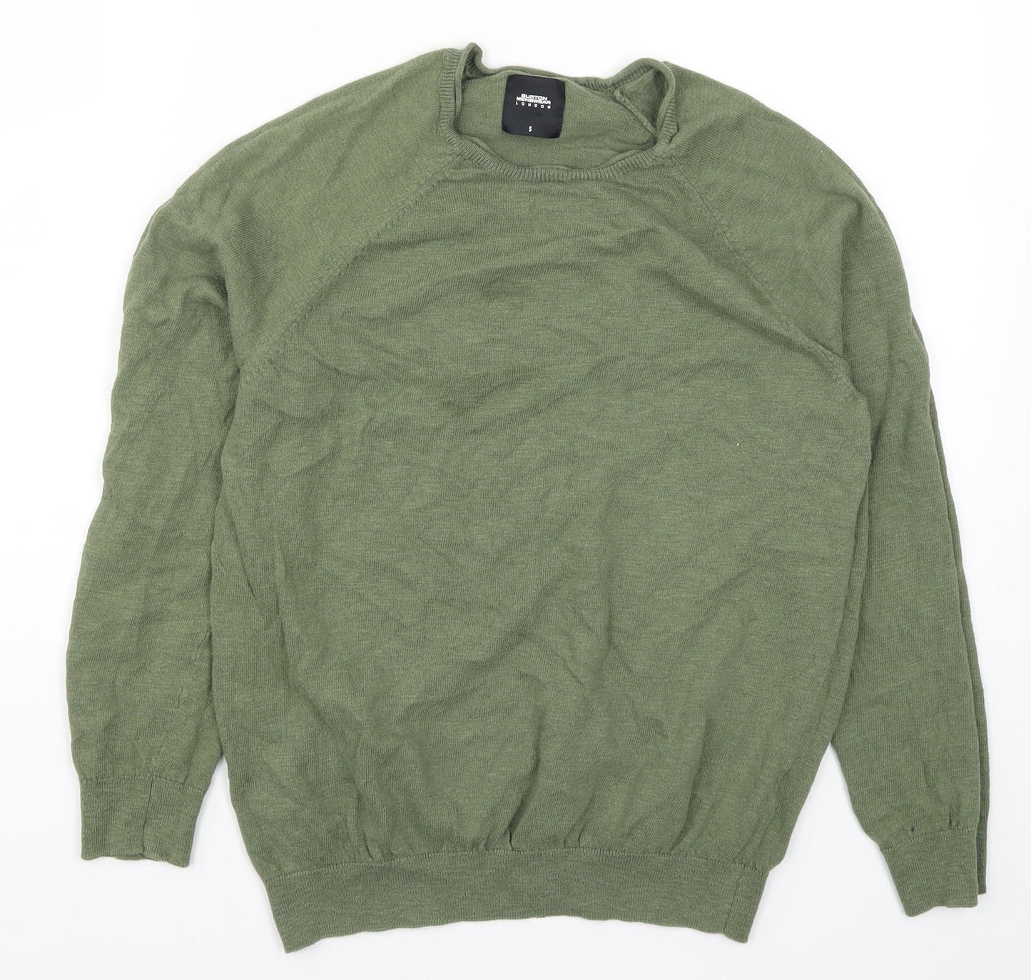 Burton Mens Green  Knit Pullover Jumper Size S