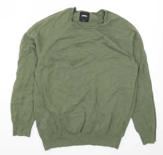 Burton Mens Green  Knit Pullover Jumper Size S