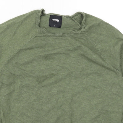 Burton Mens Green  Knit Pullover Jumper Size S
