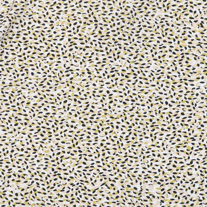 Primark Womens Pink Geometric  Basic Blouse Size 14  - Pink and Yellow