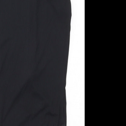 Womens UK Size S Preworn One-Piece Black Bodysuit