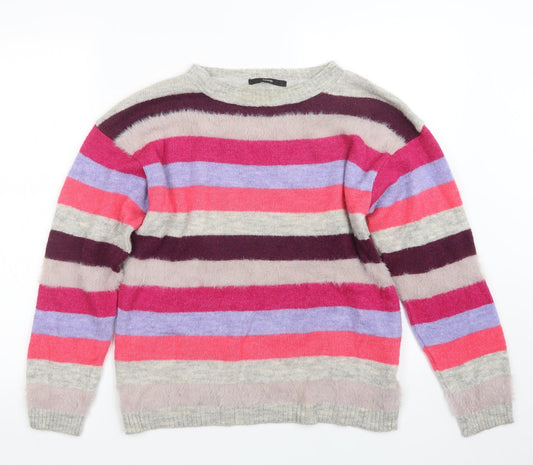 George Womens Grey  Knit Pullover Jumper Size 8