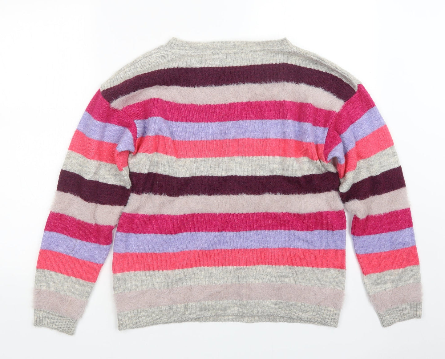 George Womens Grey  Knit Pullover Jumper Size 8