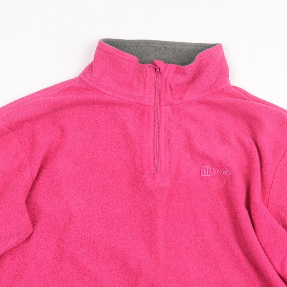 Womens UK Size 14 Hi Gear Pink Pullover Sweatshirt