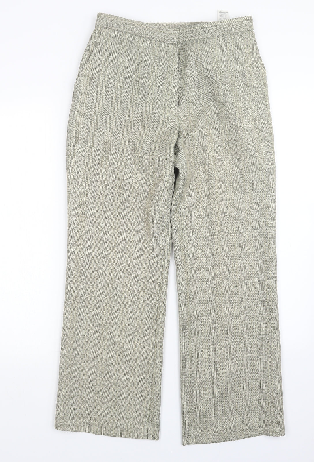 Womens UK Size 10 Marks and Spencer Regular Fit  Green Trousers