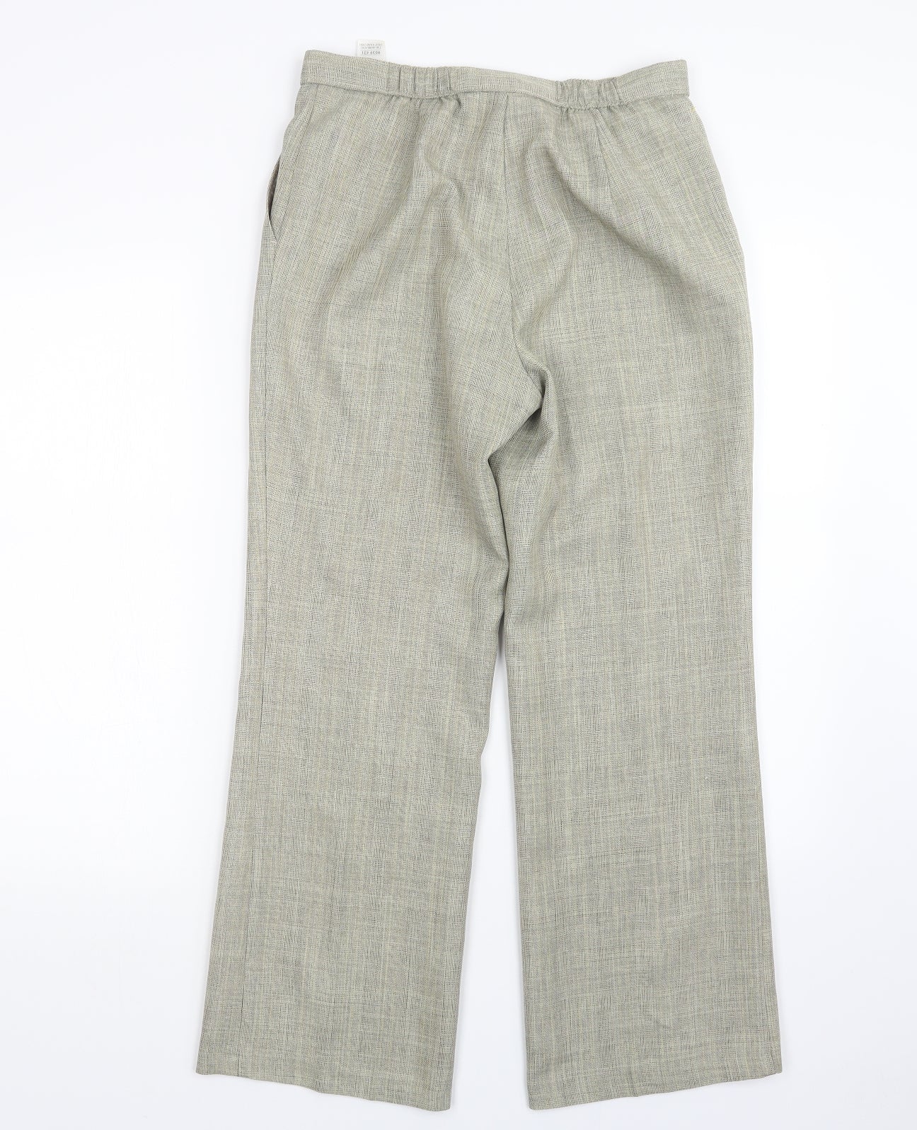 Womens UK Size 10 Marks and Spencer Regular Fit  Green Trousers