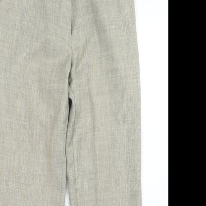 Womens UK Size 10 Marks and Spencer Regular Fit  Green Trousers