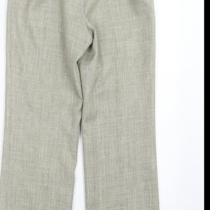 Womens UK Size 10 Marks and Spencer Regular Fit  Green Trousers